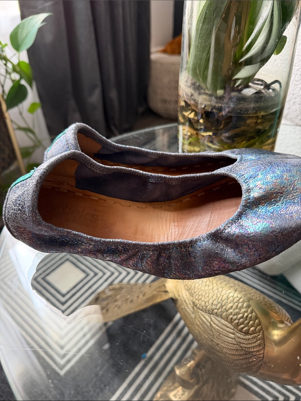 Tieks Moonstruck Ballet Flats - Blue Irredescent - Picture 3 of 9